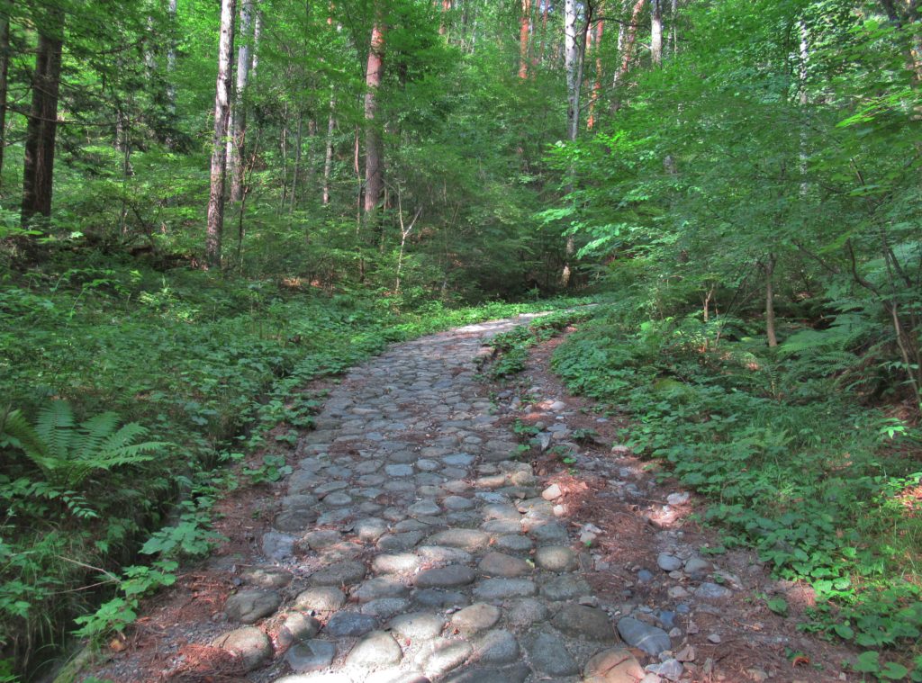 鳥居峠の石畳道