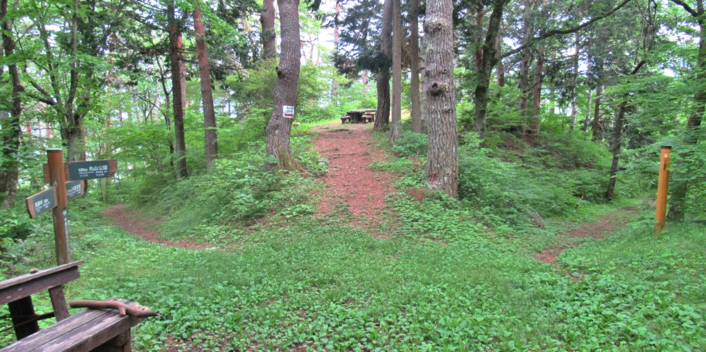 丸山公園分岐点