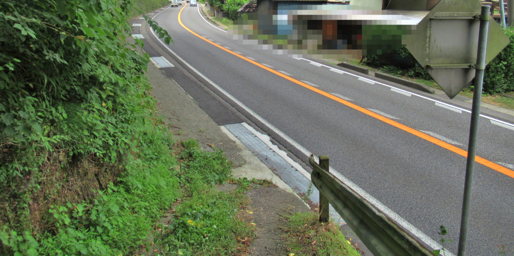 桜沢の分岐点