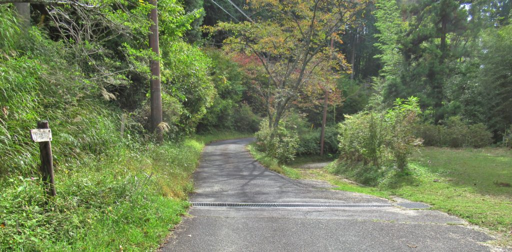 妻籠城跡の分岐点その1