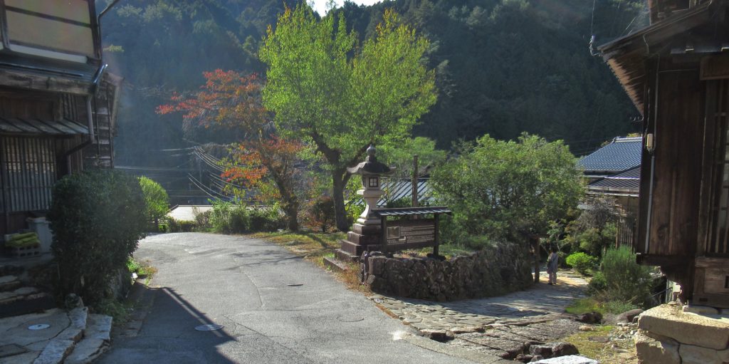 妻籠宿枡形付近