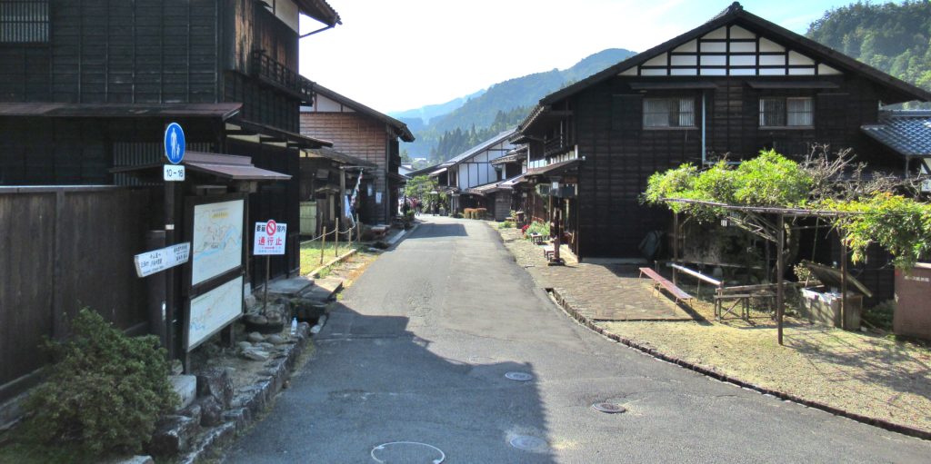 妻籠宿北端付近