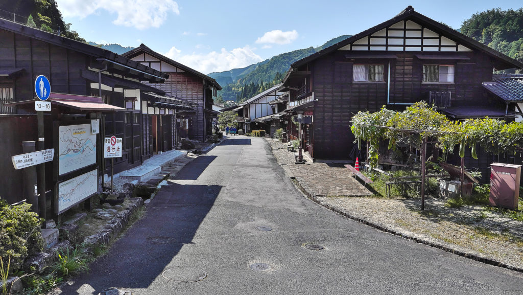 妻籠宿北端付近