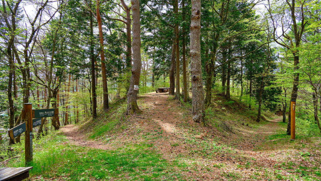 丸山公園分岐点