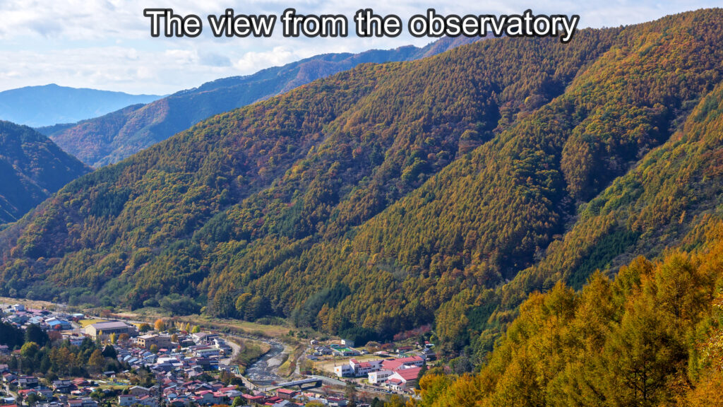 The view from the observatory